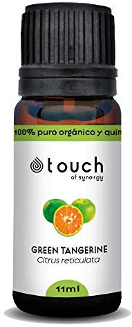 Huile essentielle de mandarine verte (Citrus Reticulata) 100% pure, organique et chimiotypée (11mL)