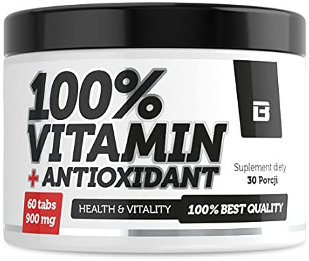 HI TEC NUTRITION BLADE 100% Vitamin + Antioxidans Nahrungsergänzungsmittel, komplettes Multivitamin, 60 kapseln