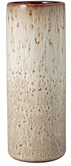 like. by Villeroy & Boch Lave Home Vase Cylinder, 7,5x7,5x20cm, Beige
