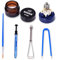 Byhoo Schalteröffner-Set mit 5 ml GPL-205G0-Tastaturschmiermittel, 6 Stück, enthält Tastenkappenabzieher, Schalterabzieher, Schafthalter, Tastaturfett, Schalterschmiermittel und Stabilisator