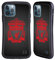 Head Case Designs Officially Licensed Liverpool Football Club Black Pixel 2 Crest 2 Hybrid Case Compatible With Apple iPhone 12 / iPhone 12 Pro