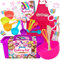 GirlZone Cadeau pour Les Filles Kit Cuisine Enfant - Ensemble de Pâtisserie du Petit Pâtissier, Contient des Ustensiles, Un Tablier de Cuisine Cadeaux Enfants Loisir Créatif pour Enfants