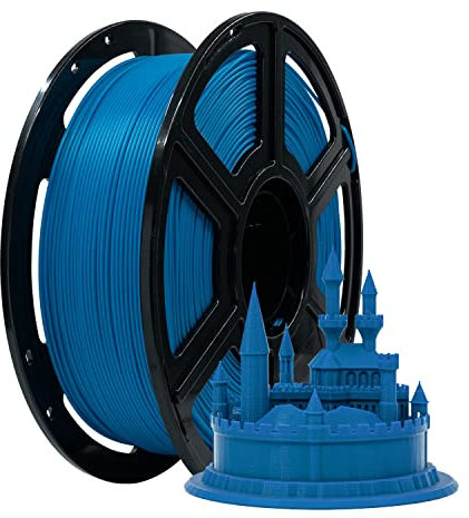 FLASHFORGE PLA Pro Filament 1.75mm - 3D Druckfilament PLA Pro, PLA + 3D Druckfilament (1KG, Hellblau)