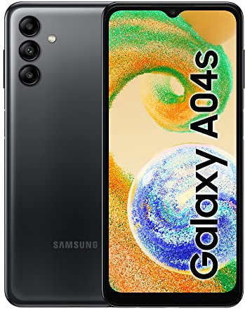 Samsung Galaxy A04s 6.5-inch Android Smartphone, Awesome Black 3 Year Warranty (UK Version)