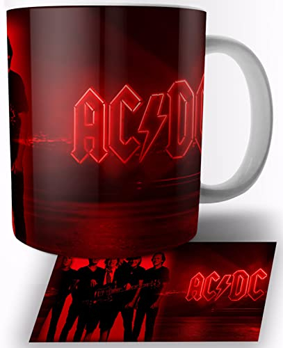 AC/DC Band PowerUp Keramik Becher 325ml Tasse Mug