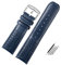 HEPUP Uhrenarmband aus echtem Leder für Citizen Blue Angel Generation AT8020-54L/JY8078 zweite Generation Air Eagle Cowhide 22 23 mm, 23 mm, Achat