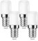 Eastiya E14 LED Kühlschranklampe, E14 LED Lampe 1.5W Ersatz für 15W Halogenlampen, Kaltweiss 6000K, 150LM, Nicht Dimmbar, Kühlschrankbirne für Kühlschrank, Nähmaschine, Salzlampe, 4er Set