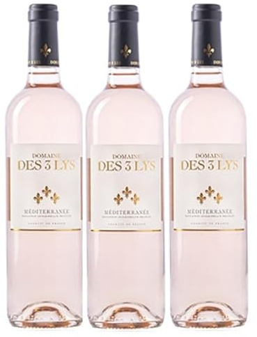 Trois Lys rosé - Méditérranée - Syrah/grenache - 3 x 75cl.