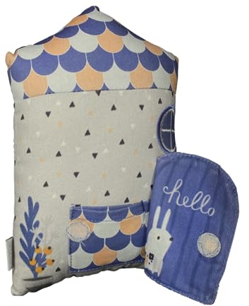 Splosh Zahnfeenhaus Navy - Magisches Zahnfee-Kissen mit Feentür zum Platzieren verlorener Zähne, Zahnfee Geschenke für Mädchen, Jungen und Kleinkinder, Zahnfee-Tasche für jeden verlorenen Zahn