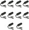 Bdfhjln 10X Micro-USB POE Splitter 48V à 5V2A / 3A Mini Alimentation USB Nationale