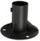 Chain Link Fence Post Floor Flange, Heavy Solid Metal Fence Post, Fence Post Bracket | Round Flange Base | Round Post Fence Bracket | Heavy Duty Floor Post for Fence Mailbox (52mm)