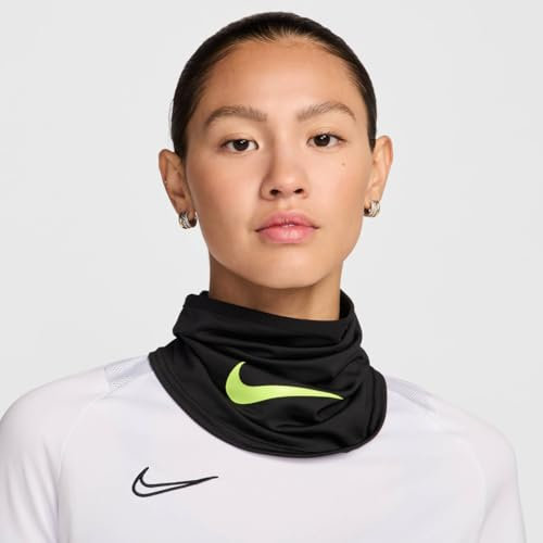 Nike Academy HF0787-011 Dri-Fit Neck Warmer, Black/Volt, 1SIZE