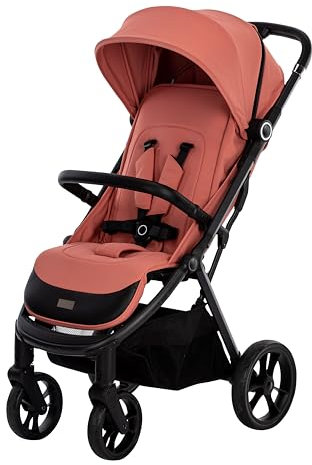 FreeON Dynamic automatisch zusammenklappbarer Sportkinderwagen (Rosa)