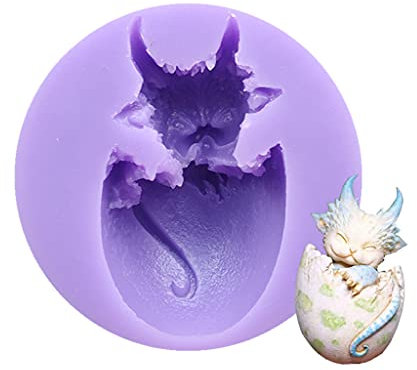 Moule en silicone en forme de bébé dragon pour faire des chocolats, bonbons, gâteaux, savons