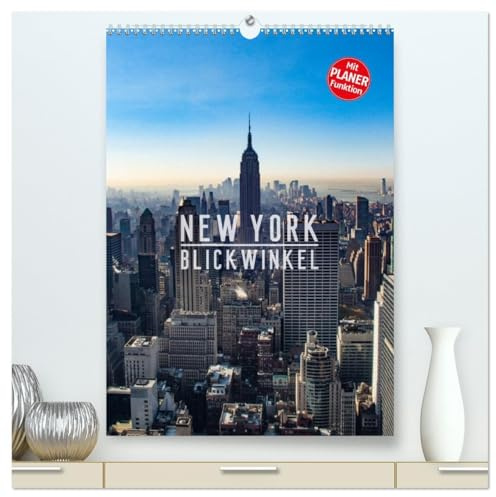 New York - Blickwinkel (hochwertiger Premium Wandkalender 2026 DIN A2 hoch), Kunstdruck in Hochglanz: New York: abhängig vom gewählten Blickwinkel ... befindliche mitreißende City (CALVENDO Orte)