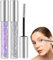 Mascara glitter per donne, 2pcs viola e argento scintillante mascara, arricciacapelli di lunga durata impermeabili per ciglia voluminose, scintillanti, scintillanti