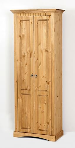 clever-moebel Dielenschrank Massivholz Kiefer, gelaugt