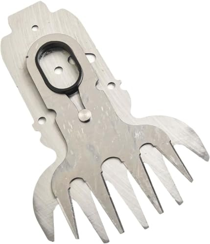 Rasenmähermesser, Ersatzmesser, Ersatzklinge für Grasscheren, Kompatibel mit AGS- und ASB 10,8-Li-Modellen, Silber, 1 Stück