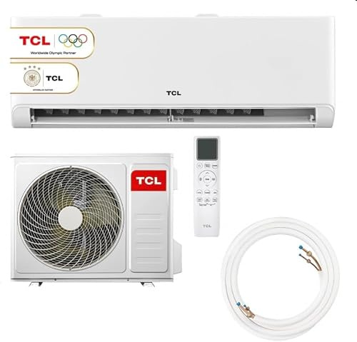 TCL BreezeIN AI Klimaanlage A++ 9000 BTU Split-Klimagerät | mit smarter AI-Steuerung, Wärmepumpe zum Kühlen & Heizen | A++ | App & WLAN Smart Home für Räume bis zu 26m²