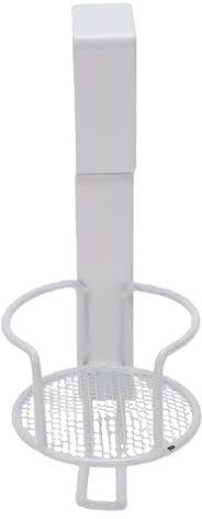 Bewinner 2 in 1 Metal Desk Cup Holder with Headphone Hanger, Under Table Cup Holder Clamp for Large Insulated Cups, Anti Spill Drink for Home Office Gaming Desk, Black (White)