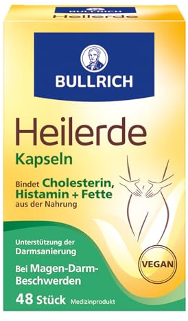 Bullrich Heilerde Kapseln | Bei Magen-Darm-Beschwerden | 48 St.
