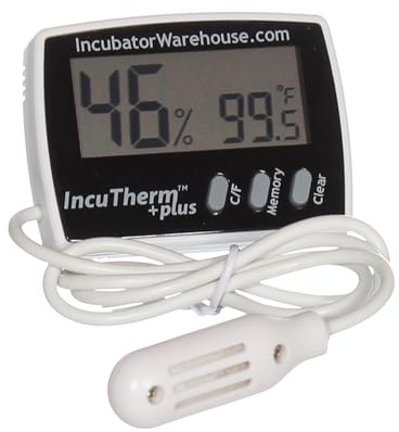 Digital Thermometer Hygrometer w min/max & Remote Memory Probe