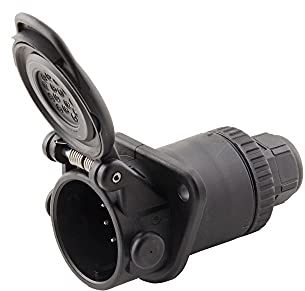 HELLA 8JB 007 242-021 Steckdose - 24V - Einbau - Stecker: Crimpkontakt/Lötbuchsenkontakt