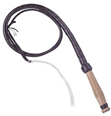 Tough 1 Robuste 1 Bull Peitsche, geflochten, braun, 4'