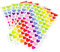 Sticker für Kinder & Kalender zum markieren von Ereignissen, 6 Blatt Bunte Herzen ca. 300 Stück Tagebuchsticker | Aufkleber | Geschenk | Tagebuch | Herz