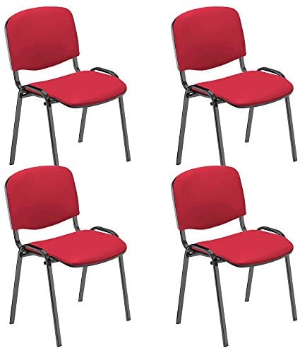 NOWY STYL WCI01-R65Z-BBV095-000228 - ISO 4L-BL V79 Besucherstuhl Iso Leder RT/SZ