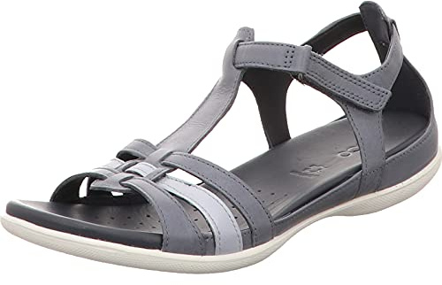 Ecco Flash, Damen Riemchensandalen, Blau (Marine/Dusty Blue Metallic 51943), 43 EU (9.5 UK)