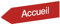 DECOHO - Panneau directionnel personnalisable – Gauche – Pancarte personnalisable en forme de flèche avec gravure laser - Résistant aux intempéries & UV - Adhésif 3M - 8x30 cm – Rouge - Rouge