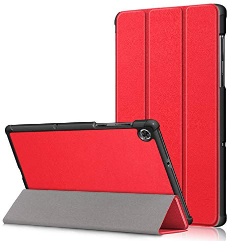XITODA Cover per Lenovo Tab M10 FHD Plus TB-X606F TB-X606X - PU Pelle Flip Cover con Funzione Stand Custodia per Lenovo Tab M10 Plus FHD 10,3 Pollici Tablet,Rosso