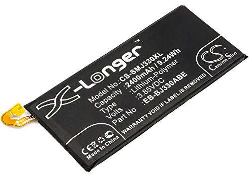 TECHTEK Batterie 2400mAh Compatible avec [Samsung] Galaxy J3 2017, Galaxy J3 2017 TD-LTE, SM-J3300, SM-J330F/DS, SM-J330FN, SM-J330G, SM-J330G/DS, SM-J330L remplace EB-BJ330ABE FBA