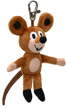 Schlüsselanhänger Schlüsselring 12 cm Original Der Kleine Maulwurf Barun Maus Schlüsselbund Kuscheltieranhänger Anhänger für Kinder