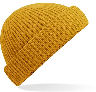 Beechfield B383R Harbour Beanie - Mustard
