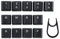 13pcs key Texture Tactility Backlit Keycaps Replacement for GL Tactile Switch Logitech G813/G815/G915/G913 TKL RGB Mechanical Gaming Keyboard (Black)