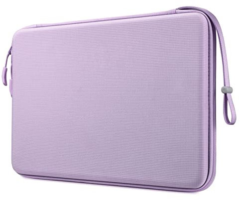 FINPAC Hard Laptop Sleeve Case for MacBook Pro M1 14-inch 2021, Air M2 2022-2018, Pro M2 2022-2016, Waterproof Case for Dell XPS 13, Surface Laptop, HP, Acer (Lilac)