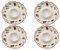 Villeroy Lot de 4 coquetiers de Noël Toy's Delight + lot de 4 pailles en acier inoxydable EKM Living