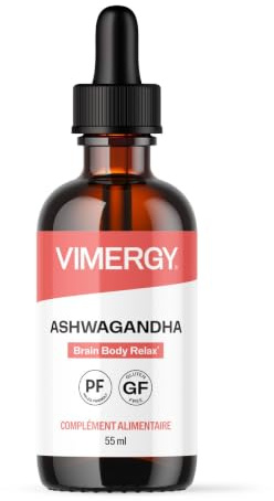 Vimergy USDA Organic Ashwagandha Liquid Extract, Trial Size - 30 Servings - Stress Supplement Drops - Adaptogen - Supports Cognitive Function - Sleep Support - Alcohol-Free, Non-GMO, Vegan (60 ml)