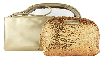 Laura Biagiotti Damen Clutch, 3-teiliges Reise-Beauty-Set – wasserdichte Kosmetiktasche, Make-up-Tasche mit Geschenkbox