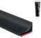 Flintronic Autoadesiva Silicone Doccia Barriera, 100CM Pieghevole Bagno Acqua Barriera, Soglia Doccia, Guarnizioni Doccia, Bordo Doccia, Striscia di Ritenzione Idrica Della Soglia Del Bagno(Nero)