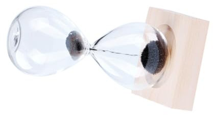 ifundom 1pièce Sablier Magnétique Verre Créatif pour Décoration De Bureau Et Maison Minuteur De Table Élégant avec Sable pour Anniversaires Et