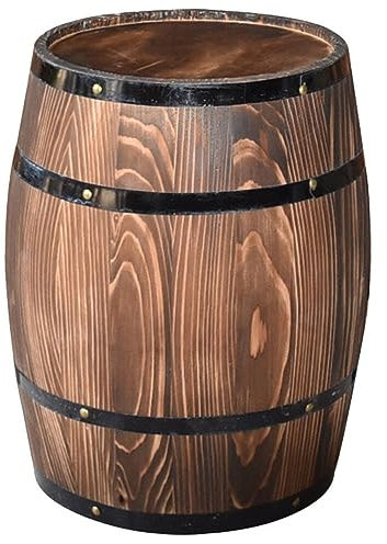 Fûts de whisky en bois seau tonneaux de vin jardinières jardinière de fleurs pots de plantes boîtes conteneur eau souhaitant puits seau jardin arrière-cour jardinière primitive extérieur intérieur déc