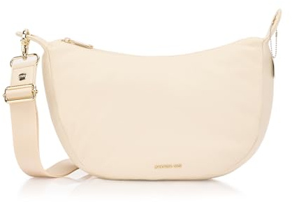 Mandarina Duck Mellow Leder Hobo, Damen, Mandel, Small