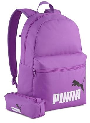 PUMA PHASE Backpack Set, Unisex Klassische Rucksäcke, Wild Berry, OSFA - 091191