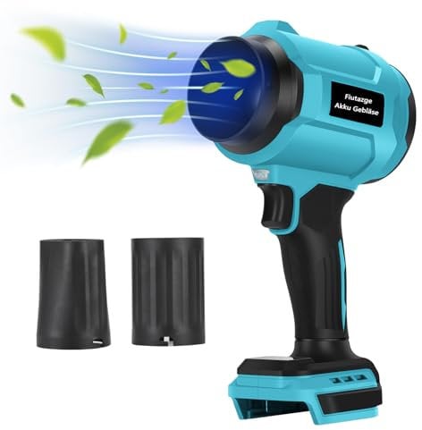 Akku Gebläse für Makita Akkus, 3 in 1 Gebläse Akku für Rasenpflege, Akku Laubbläser für Auto und Eckenreinigung (ohne Akkus, ohne Ladegerät)