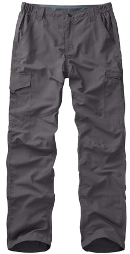 Winebox Walking Hiking Trousers Mens Quick Dry Lightweight Breathable Outdoor Fishing Climbing Travel Cargo Pants
