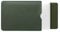 FOVAOK Housse de protection ultra fine en similicuir PU pour ordinateur portable de 13/15 (13/15) (vert foncé, 15)