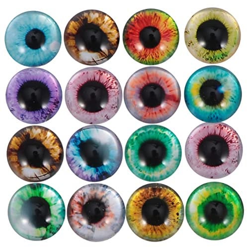 LALAFINA 50pcs Time Patch Lenses for Eyes Round Drip Frame Eyes Self Adhesive Eyewear Trendy Fake Glasses Rhinestones Face Gems Tweezers Glasses for Women Snap Jewelry Sunglasses